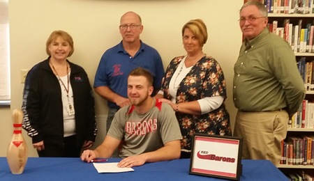 Bryce Johnson Signs with Red Barons Bowling
